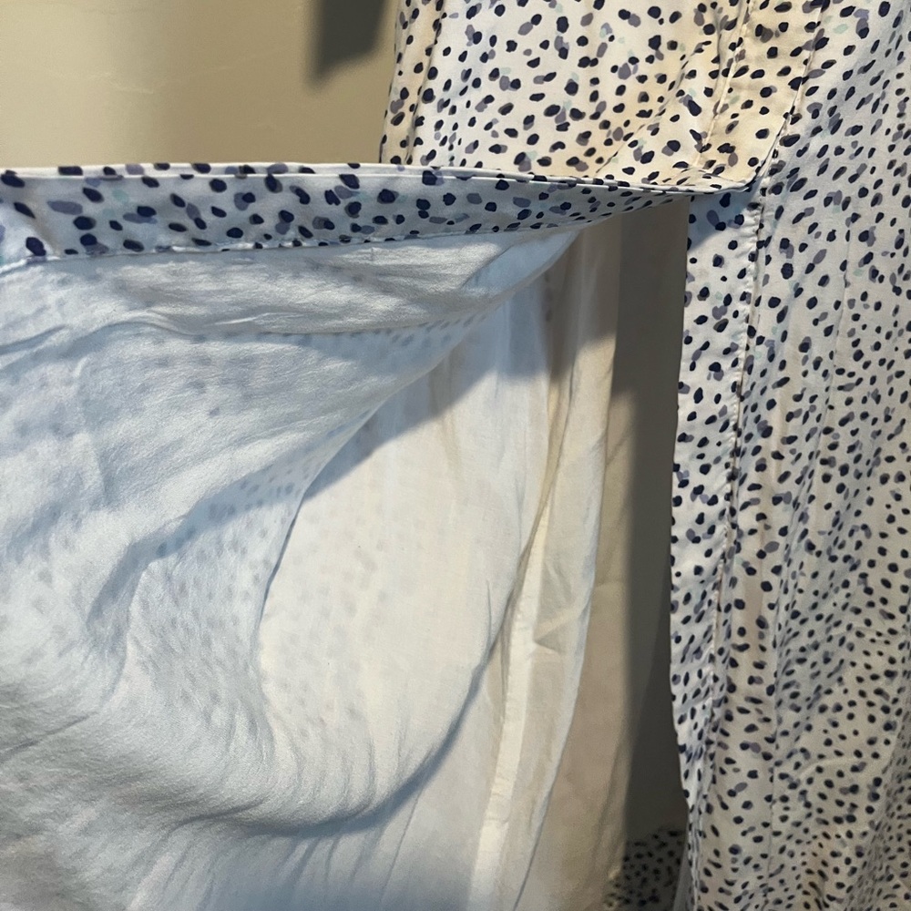 Cloth & Stone for Anthropologie Patterned Button Down Midi Dress - Picture 6 of 7